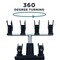 Universal Clamp-On 6-Airbrush Holder - Airbrush Accessories & Supplies for Garage or Workspace